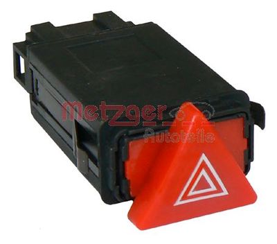 Hazard Warning Light Switch METZGER AUTOTEILE 0916068