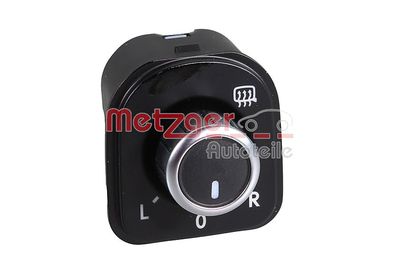 Switch, exterior rearview mirror adjustment METZGER AUTOTEILE 09161123