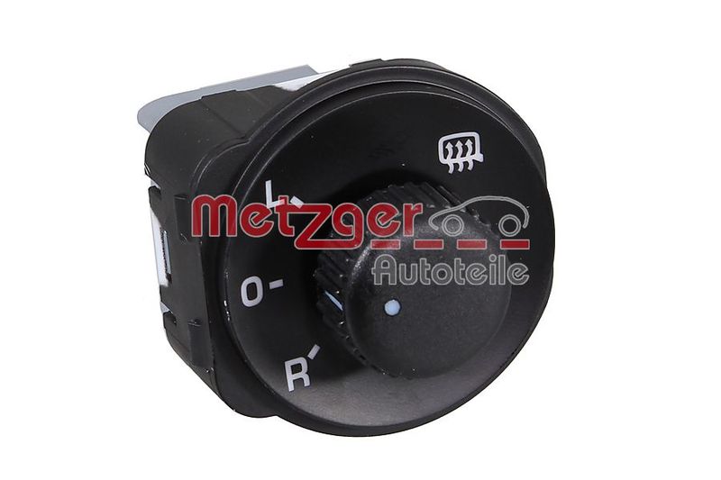 METZGER AUTOTEILE 09161124 Switch, exterior rearview mirror adjustment