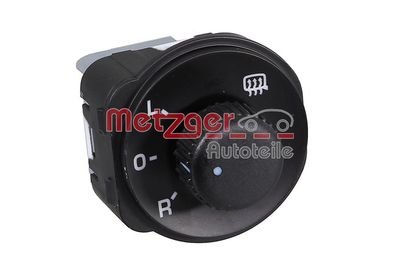 Switch, exterior rearview mirror adjustment METZGER AUTOTEILE 09161124