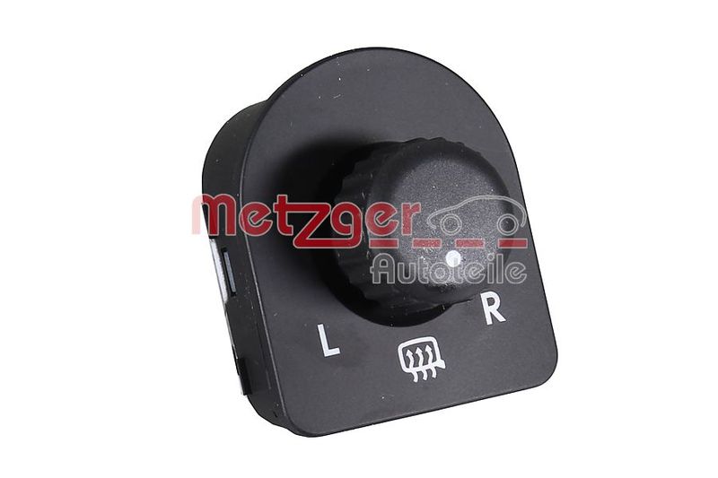 METZGER AUTOTEILE 09161128 Switch, exterior rearview mirror adjustment