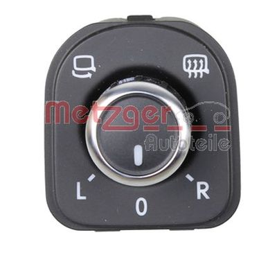 Switch, exterior rearview mirror adjustment METZGER AUTOTEILE 0916279