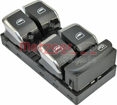 Switch, window regulator METZGER AUTOTEILE 0916356