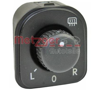 Switch, exterior rearview mirror adjustment METZGER AUTOTEILE 0916372