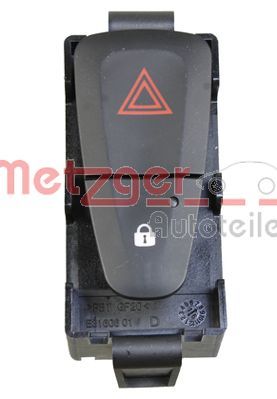 METZGER AUTOTEILE 0916593 Hazard Warning Light Switch