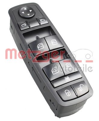 Switch, window regulator METZGER AUTOTEILE 0916682
