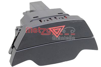 Hazard Warning Light Switch METZGER AUTOTEILE 0916785