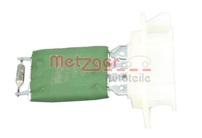 Resistor, interior blower METZGER AUTOTEILE 0917075