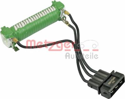 Series resistor, electric motor (radiator fan) METZGER AUTOTEILE 0917246