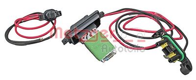 Resistor, interior blower METZGER AUTOTEILE 0917257