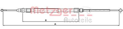 Cable Pull, parking brake METZGER AUTOTEILE 10.4235