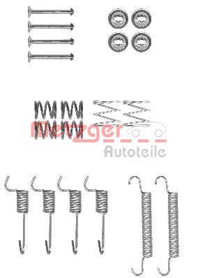 METZGER AUTOTEILE 105-0008 Accessory Kit, parking brake shoes