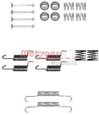 METZGER AUTOTEILE 105-0010 Accessory Kit, parking brake shoes