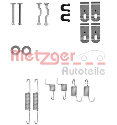 Accessory Kit, parking brake shoes METZGER AUTOTEILE 105-0028