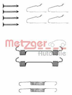 METZGER AUTOTEILE 105-0808 Accessory Kit, parking brake shoes