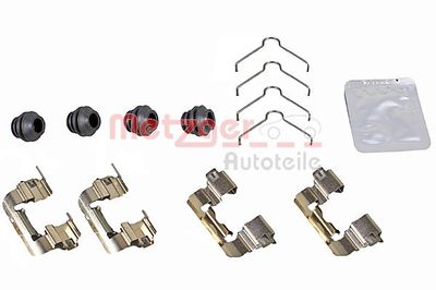 Accessory Kit, disc brake pad METZGER AUTOTEILE 109-0105