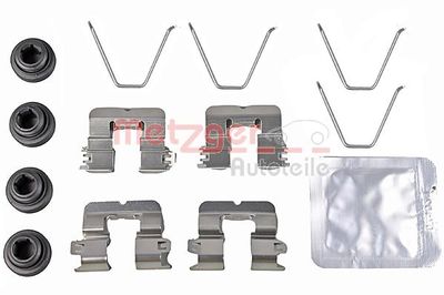 Accessory Kit, disc brake pad METZGER AUTOTEILE 109-0114