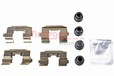 Accessory Kit, disc brake pad METZGER AUTOTEILE 109-0115