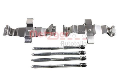 Accessory Kit, disc brake pad METZGER AUTOTEILE 109-0122
