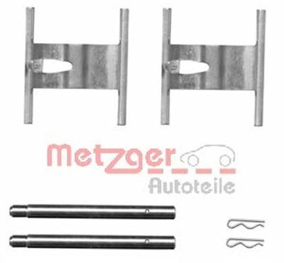 Accessory Kit, disc brake pad METZGER AUTOTEILE 109-1660