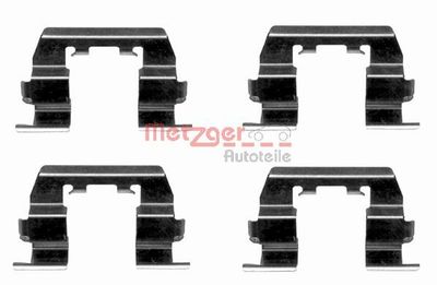 Accessory Kit, disc brake pad METZGER AUTOTEILE 109-1669