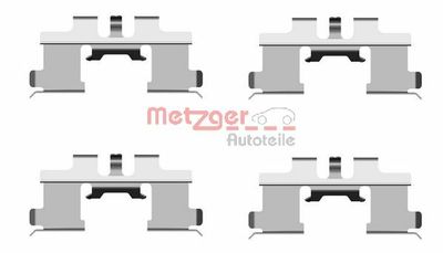 Accessory Kit, disc brake pad METZGER AUTOTEILE 109-1677