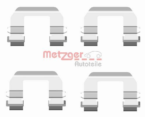 METZGER AUTOTEILE 109-1693 Accessory Kit, disc brake pad