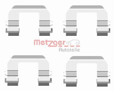 Accessory Kit, disc brake pad METZGER AUTOTEILE 109-1693