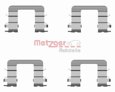 Accessory Kit, disc brake pad METZGER AUTOTEILE 109-1696