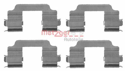 Accessory Kit, disc brake pad METZGER AUTOTEILE 109-1709