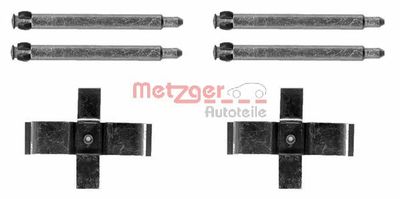 Accessory Kit, disc brake pad METZGER AUTOTEILE 109-1713