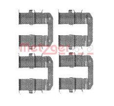 METZGER AUTOTEILE 109-1734 Accessory Kit, disc brake pad