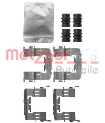 Accessory Kit, disc brake pad METZGER AUTOTEILE 109-1891