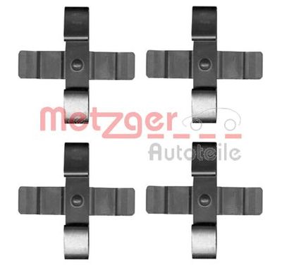 Accessory Kit, disc brake pad METZGER AUTOTEILE 109-1899