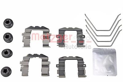 Accessory Kit, disc brake pad METZGER AUTOTEILE 109-0057