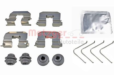 Accessory Kit, disc brake pad METZGER AUTOTEILE 109-0095