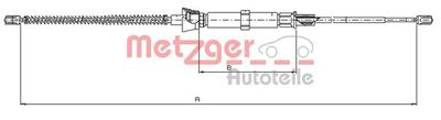 Cable Pull, parking brake METZGER AUTOTEILE 10.9032