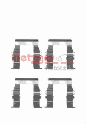 Accessory Kit, disc brake pad METZGER AUTOTEILE 109-1194