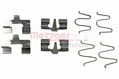 Accessory Kit, disc brake pad METZGER AUTOTEILE 109-1207