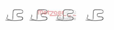 Accessory Kit, disc brake pad METZGER AUTOTEILE 109-1219