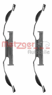 Accessory Kit, disc brake pad METZGER AUTOTEILE 109-1221