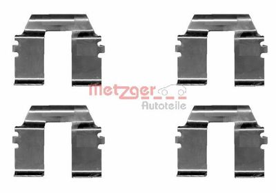 Accessory Kit, disc brake pad METZGER AUTOTEILE 109-1232