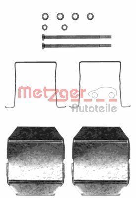 Accessory Kit, disc brake pad METZGER AUTOTEILE 109-1237