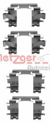 METZGER AUTOTEILE 109-1257 Accessory Kit, disc brake pad