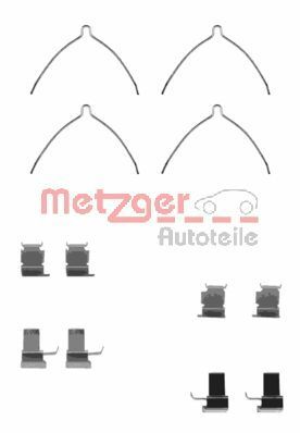 Accessory Kit, disc brake pad METZGER AUTOTEILE 109-1261