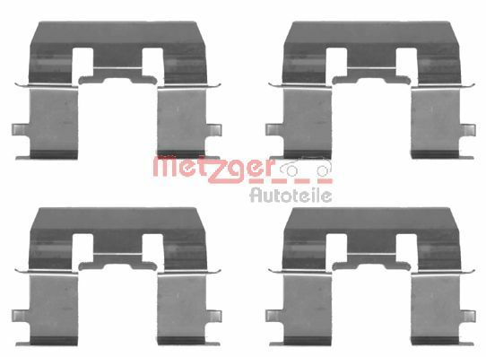 METZGER AUTOTEILE 109-1281 Accessory Kit, disc brake pad