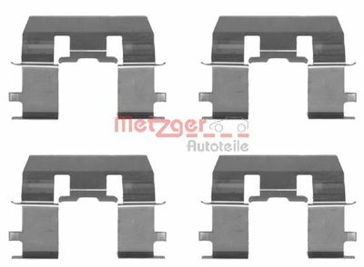 Accessory Kit, disc brake pad METZGER AUTOTEILE 109-1281