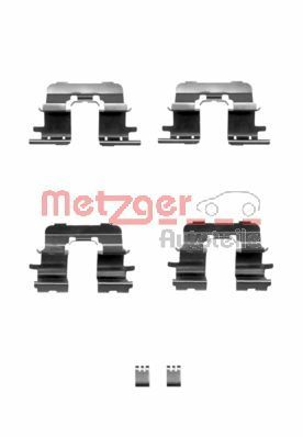 Accessory Kit, disc brake pad METZGER AUTOTEILE 109-1290