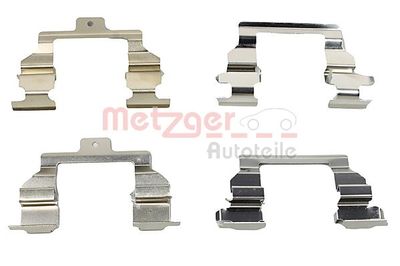 Accessory Kit, disc brake pad METZGER AUTOTEILE 109-1291