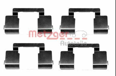 METZGER AUTOTEILE 109-1609 Accessory Kit, disc brake pad